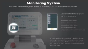 beauty machine monitoring system interface 1