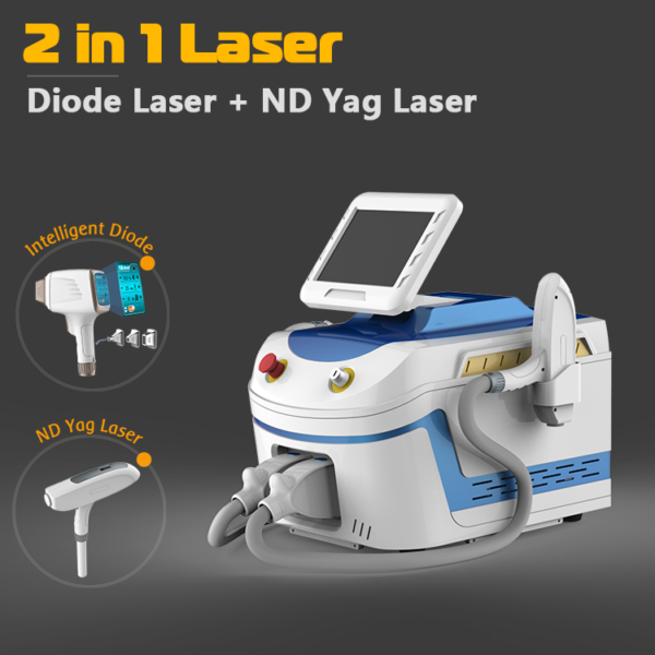 Leading Intelligent Diode Laser ND Yag Laser 2in1 Beauty Machine