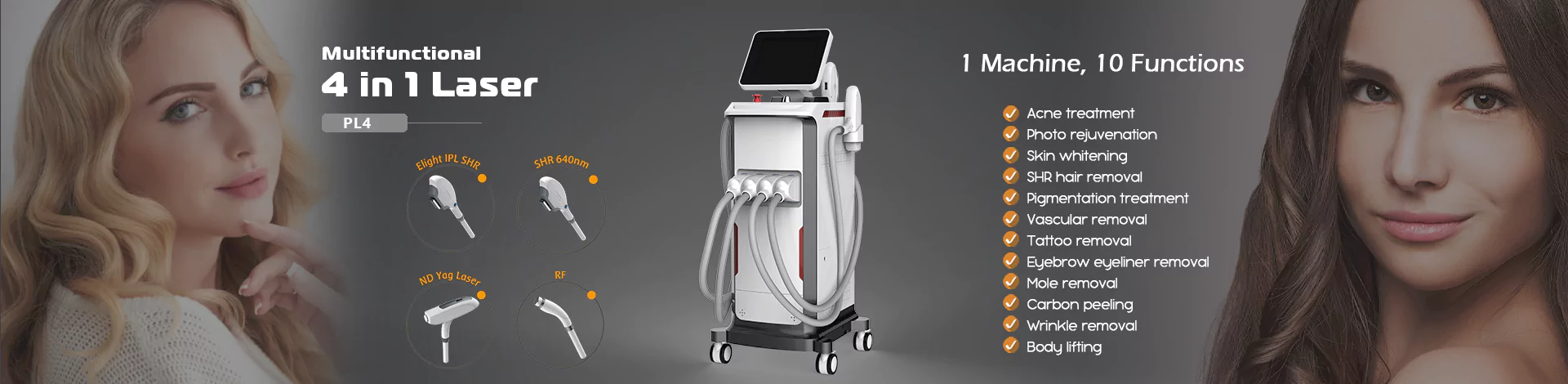 4 in 1 Body Machine Body Multifunctional Beauty Salon Machine