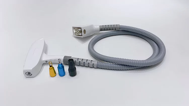nd yag laser handle with 3 tips
